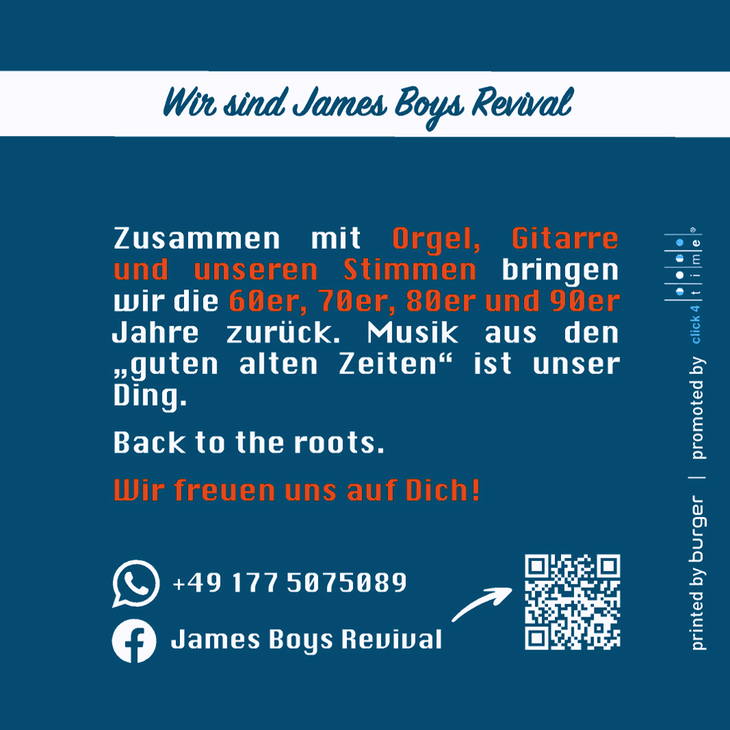 James Boys Revival Band - Infos